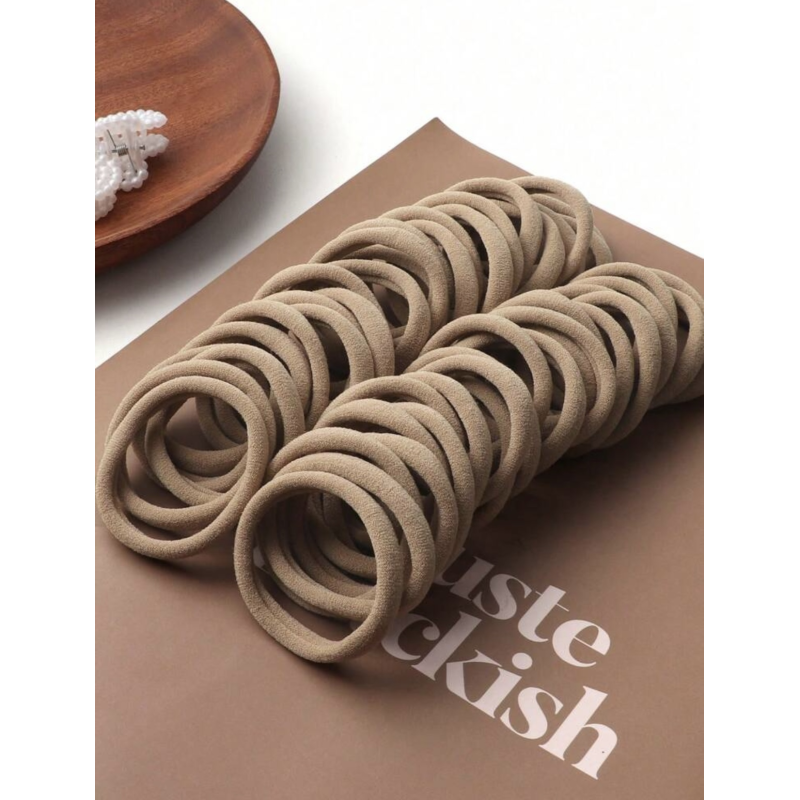Elastique cheveux Marron Clair (10 pièces) par AYA PARIS