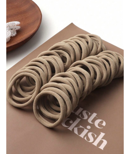 Elastique cheveux Marron Clair (10 pièces) par AYA PARIS