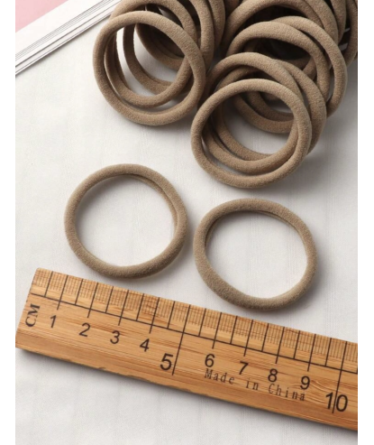 Elastique cheveux Marron Clair (10 pièces) par AYA PARIS