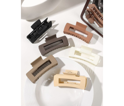 Pinces à Cheveux Marron (6 pièces) par AYA PARIS