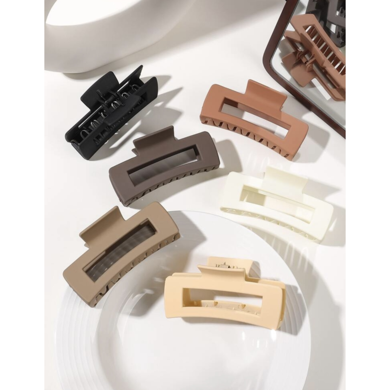 Pinces à Cheveux Marron (6 pièces) par AYA PARIS