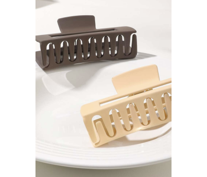 Pinces à Cheveux Marron (6 pièces) par AYA PARIS 3