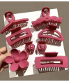 Pinces à Cheveux Rose (8 pièces) par AYA PARIS