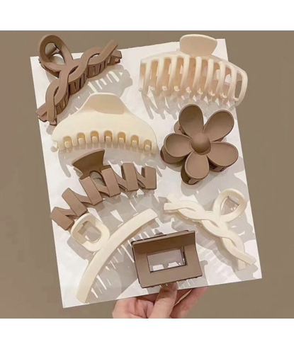 Pinces à Cheveux Beige (8 pièces) par AYA PARIS