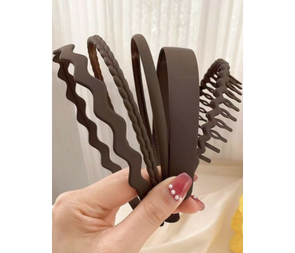 Serre Tête Marron et Noir (9 pièces) par AYA PARIS 2