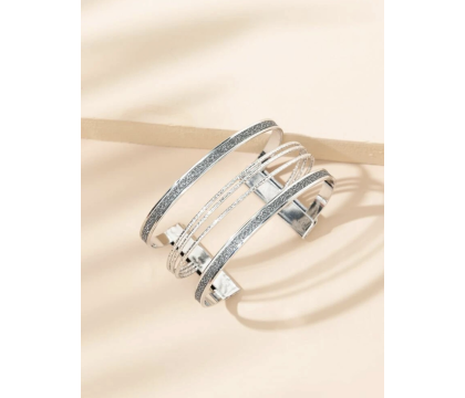 Bracelet ajouré Gris par AYA PARIS