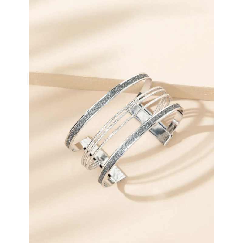 Bracelet ajouré Gris par AYA PARIS