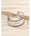Bracelet ajouré Gris par AYA PARIS