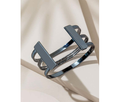 Bracelet ajouré Noir par AYA PARIS 2