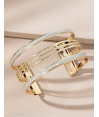 Bracelet ajouré Doré et Argent  par AYA PARIS